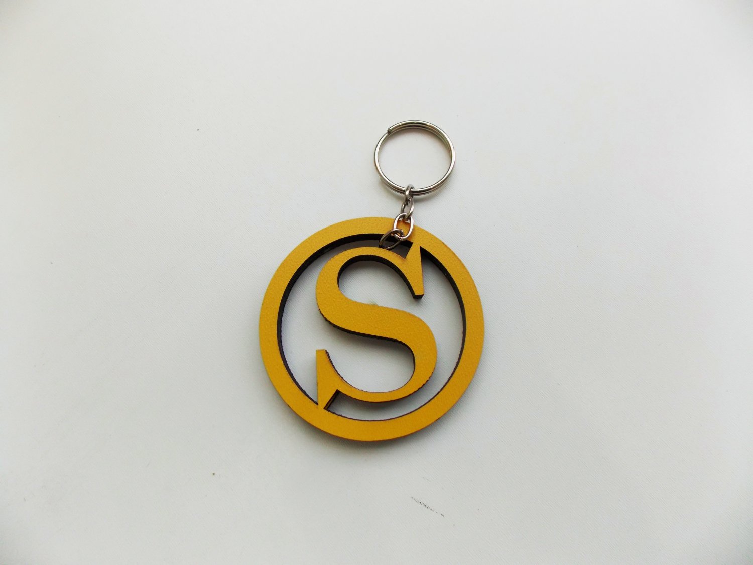 Keychain , Capital letter keychain , Custom keychain,Gift for