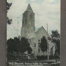 M. E. Church, Cedar Falls, Iowa, ppc, used, 1910