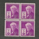 #945, 3¢ Thomas Edison, unused, Blk4, NH, OG