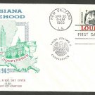 FDC, #1197, 4¢ Louisiana Statehood, Crescent City Stamp Club Cachet, UA