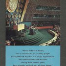 UN ppc Dwight D. Eisenhower address the U.N. General Assembly, color, unused