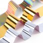 100cm Gradient Starry Sky Nail Foil Transfer Paper Sticker Laser Gold Silver Flake Wrap Tip