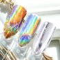 100cm Gradient Starry Sky Nail Foil Transfer Paper Sticker Laser Gold Silver Flake Wrap Tip