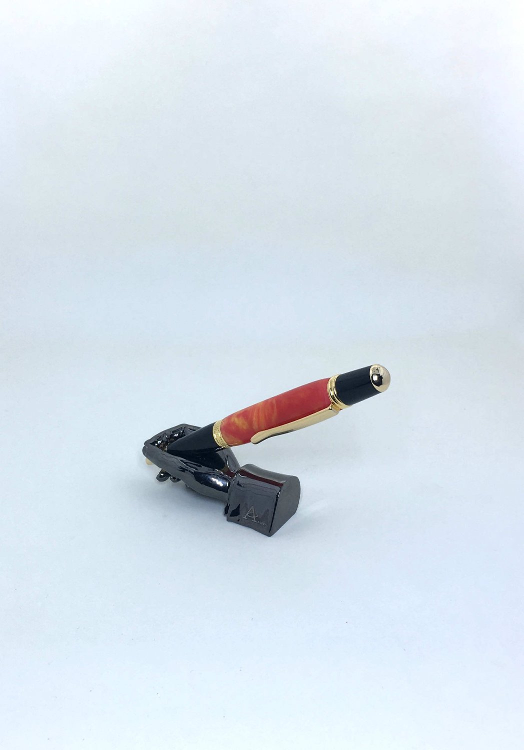 Fire orange acrylic pen