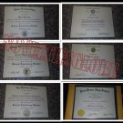GED Certificate Only (Novelty) Free Shipping