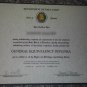GED Certificate Only (Novelty) Free Shipping