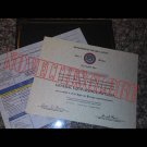 GED Certificate & GED Test Results ***FREE SHIPPING***