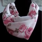 Blush Rose Chiffon Infinity Scarf