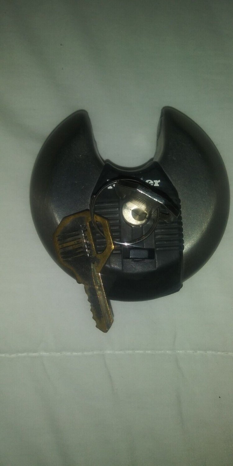 Master Disc Lock Chateau Bezel Lot Of 2 Used Working Locks With Keys