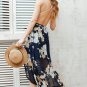 Size S White Lace Chiffon Patchwork V-neck Dress DM1001