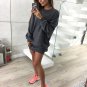 Size L Darkgrey Pullover Women Sweatshirt DM1011