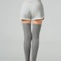 Size Free Grey 2 Sets 75cm Women Knitted Yoga Ballet Dancing Socks DM1022