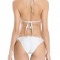 Size S White Sexy Classic Bandage Bikini DM1036