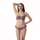 Size S Summer Printed Two Piece Beach Bikini DM1041