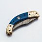 8.5" Handmade Damascus Folding Pocket knife Hunting knife 100% Handmade Damascus Steel Handle