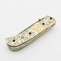 Handmade Damascus Folding Pocket knife Hunting knife 100% Handmade Damascus Steel Handle Silver