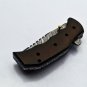 9'' Handmade Damascus Folding Pocket knife Hunting knife 100% Handmade Damascus