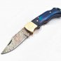 6.75'' Custom Hand Made Forged knife Hunter Knife Damascus Steel Bowie Knife Handle IronWood