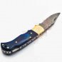 6.75'' Custom Hand Made Forged knife Hunter Knife Damascus Steel Bowie Knife Handle IronWood