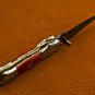 8.75'' Handmade Damascus Folding Pocket knife Hunting knife Handmade Damascus