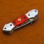 8.75'' Handmade Damascus Folding Pocket knife Hunting knife Handmade Damascus