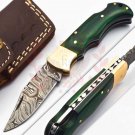 6.75'' Custom Hand Made Forged knife Hunter Knife Damascus Steel Bowie Knife