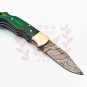 6.75'' Custom Hand Made Forged knife Hunter Knife Damascus Steel Bowie Knife