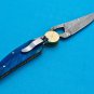 10.5 Handmade Damascus Folding Pocket knife Hunting knife 100% Handmade Damascus