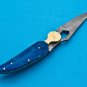10.5 Handmade Damascus Folding Pocket knife Hunting knife 100% Handmade Damascus