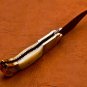 8.25" Handmade Damascus Folding Pocket knife Hunting knife 100% Handmade Damascus