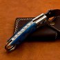8.5" Handmade Damascus Folding Pocket knife Karambit Knife Hunting knife Handle Camel Bone