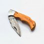 6.75'' Custom Hand Made Forged knife Hunter Knife Damascus Steel Bowie Knife Handle IronWood Folding