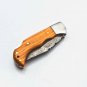 6.75'' Custom Hand Made Forged knife Hunter Knife Damascus Steel Bowie Knife Handle IronWood Folding