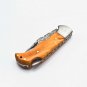 6.75'' Custom Hand Made Forged knife Hunter Knife Damascus Steel Bowie Knife Handle IronWood Folding