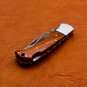 6.5" Handmade Damascus Folding Pocket knife Hunting knife 100% Handmade Damascus Steel