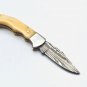 6.75'' Custom Hand Made Forged knife Hunter Knife Damascus Steel Bowie Knife Handle IronWood Folding