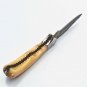 6.75'' Custom Hand Made Forged knife Hunter Knife Damascus Steel Bowie Knife Handle IronWood Folding