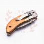 7.25" Handmade Damascus Folding Pocket knife Hunting knife 100% Handmade Damascus Steel Handle Kow