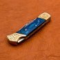 7.00'' Custom Hand Made Forged knife Hunter Knife Damascus Steel Bowie Knife Handle IronWood Folding