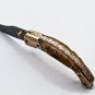 8.5" Handmade Damascus Folding Pocket knife Hunting knife 100% Handmade Damascus Steel Handle Ram
