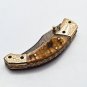 8.5" Handmade Damascus Folding Pocket knife Hunting knife 100% Handmade Damascus Steel Handle Ram