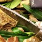 9.5'' Custom Hand Made Forged knife Hunter Knife Damascus Steel Bowie Knife Handle IronWood Folding