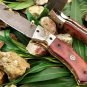 Handmade Damascus Folding Pocket knife Hunting knife 100% Handmade Damascus Steel Handle Camel