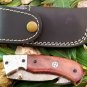 Handmade Damascus Folding Pocket knife Hunting knife 100% Handmade Damascus Steel Handle Camel