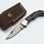 6.75'' Custom Hand Made Forged knife Hunter Knife Damascus Steel Bowie Knife Handle IronWood