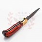 6.75'' Custom Hand Made Forged knife Hunter Knife Damascus Steel Bowie Knife Handle IronWood