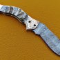 8" Handmade Damascus Folding Pocket knife Hunting knife 100% Handmade Damascus Steel Handle Ram