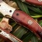 Handmade Damascus Folding Pocket knife Hunting knife 100% Handmade Damascus Steel Handle Camel Bone