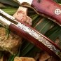 Handmade Damascus Folding Pocket knife Hunting knife 100% Handmade Damascus Steel Handle Camel Bone