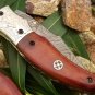 Handmade Damascus Folding Pocket knife Hunting knife 100% Handmade Damascus Steel Handle Camel Bone